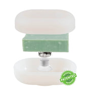 Boîte à savon en plastique marin recyclé avec porte-savon aimanté