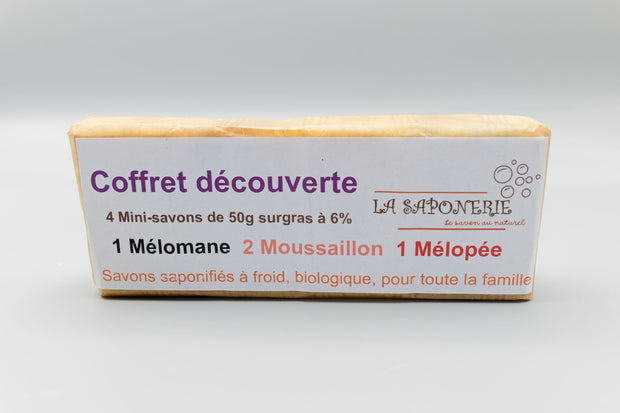Coffret découverte 4 Mini-savons de 50 g