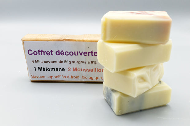 Coffret découverte 4 Mini-savons de 50 g