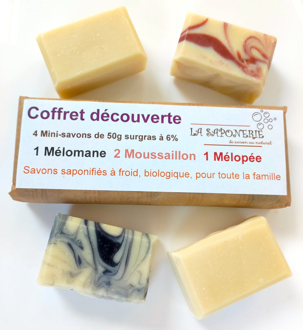 Coffret découverte 4 Mini-savons de 50 g